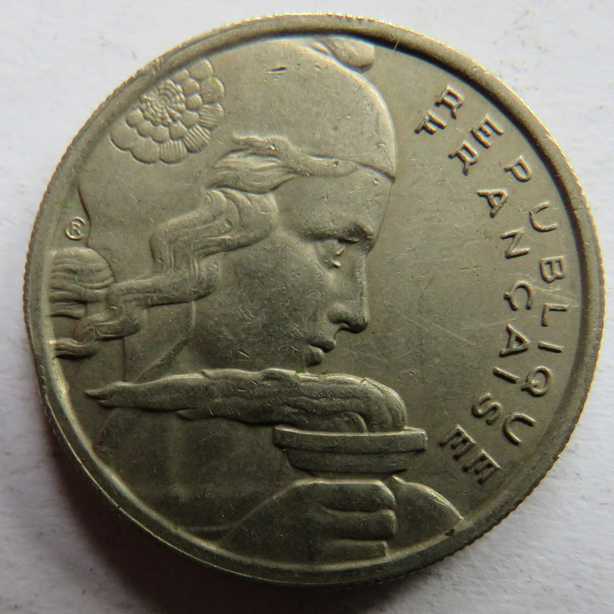 1955 France 100 Francs Coin