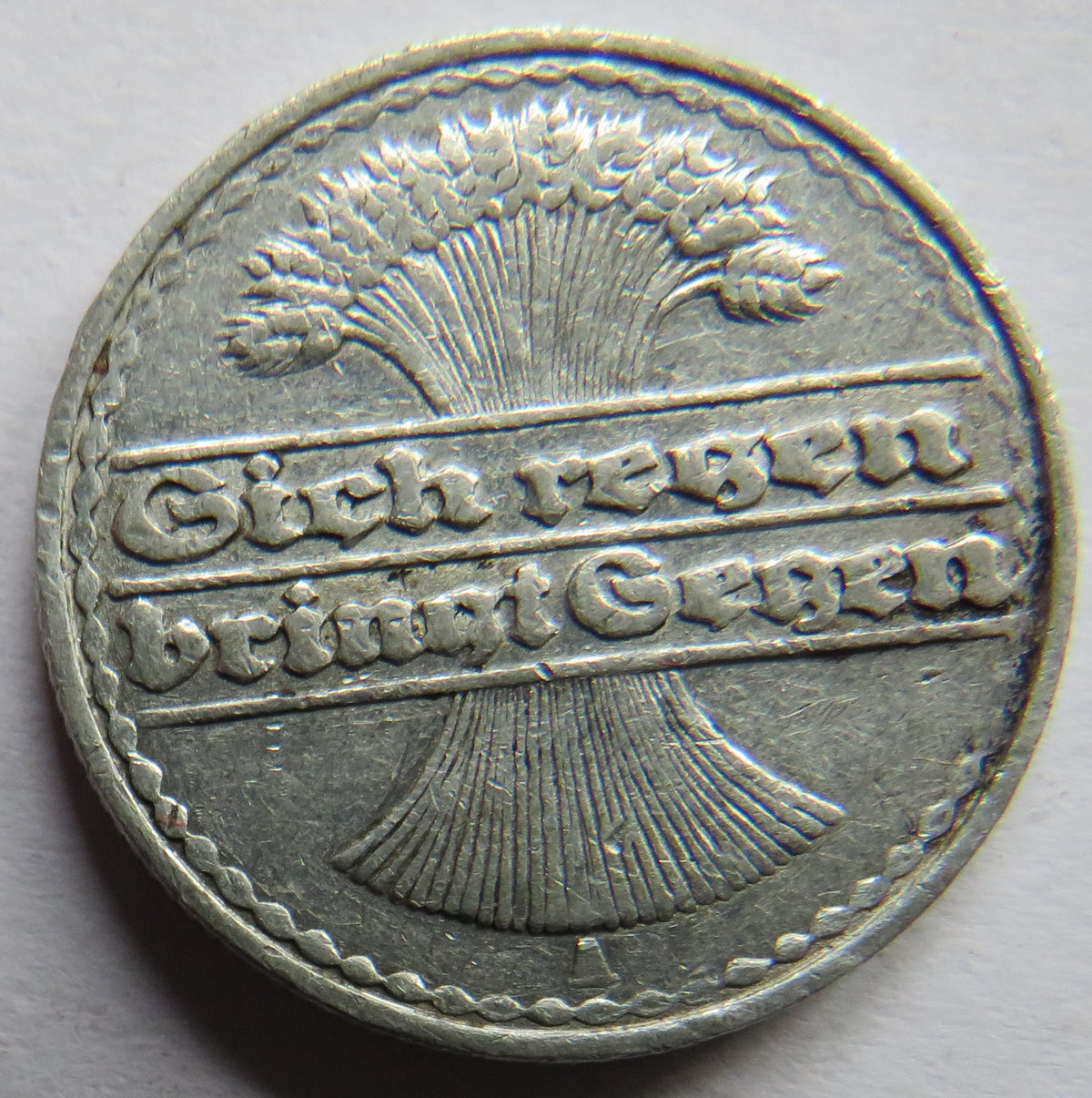 1920-A Germany - Weimar Republic 50 Pfennig Coin