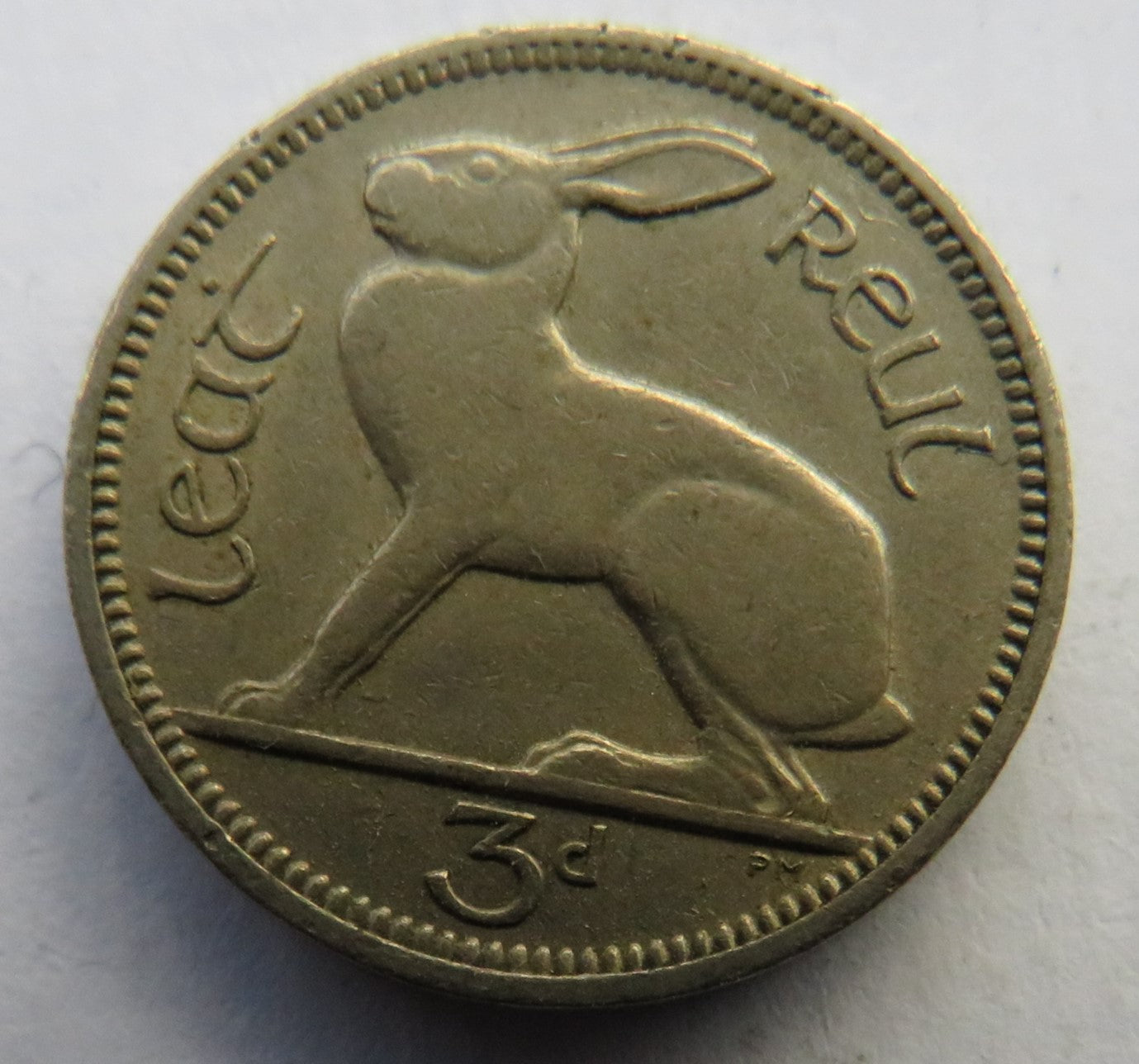 1963 Ireland Eire Threepence Coin