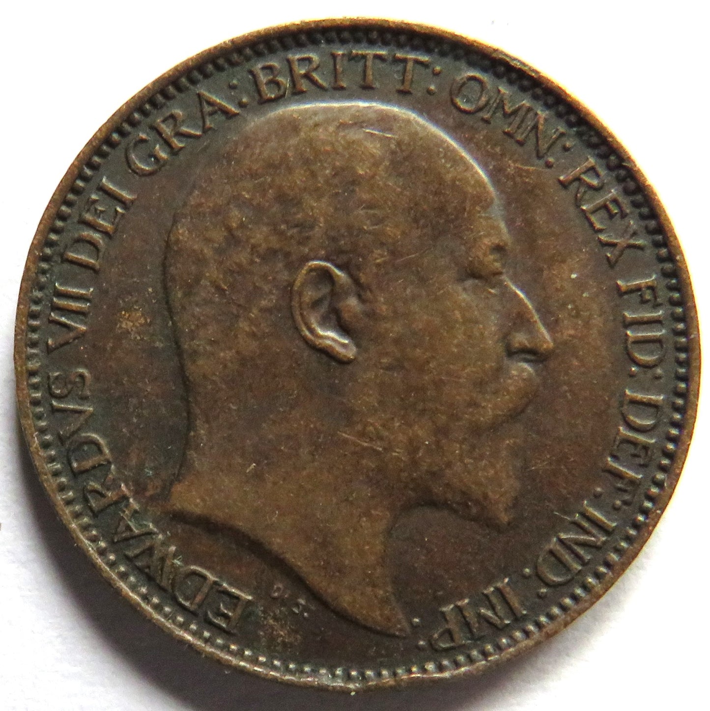 1907 King Edward VII Farthing Coin - Great Britain