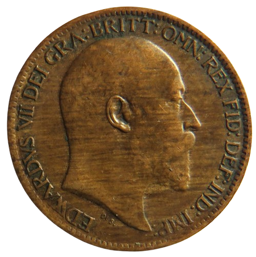1903 King Edward VII Farthing Coin - Great Britain