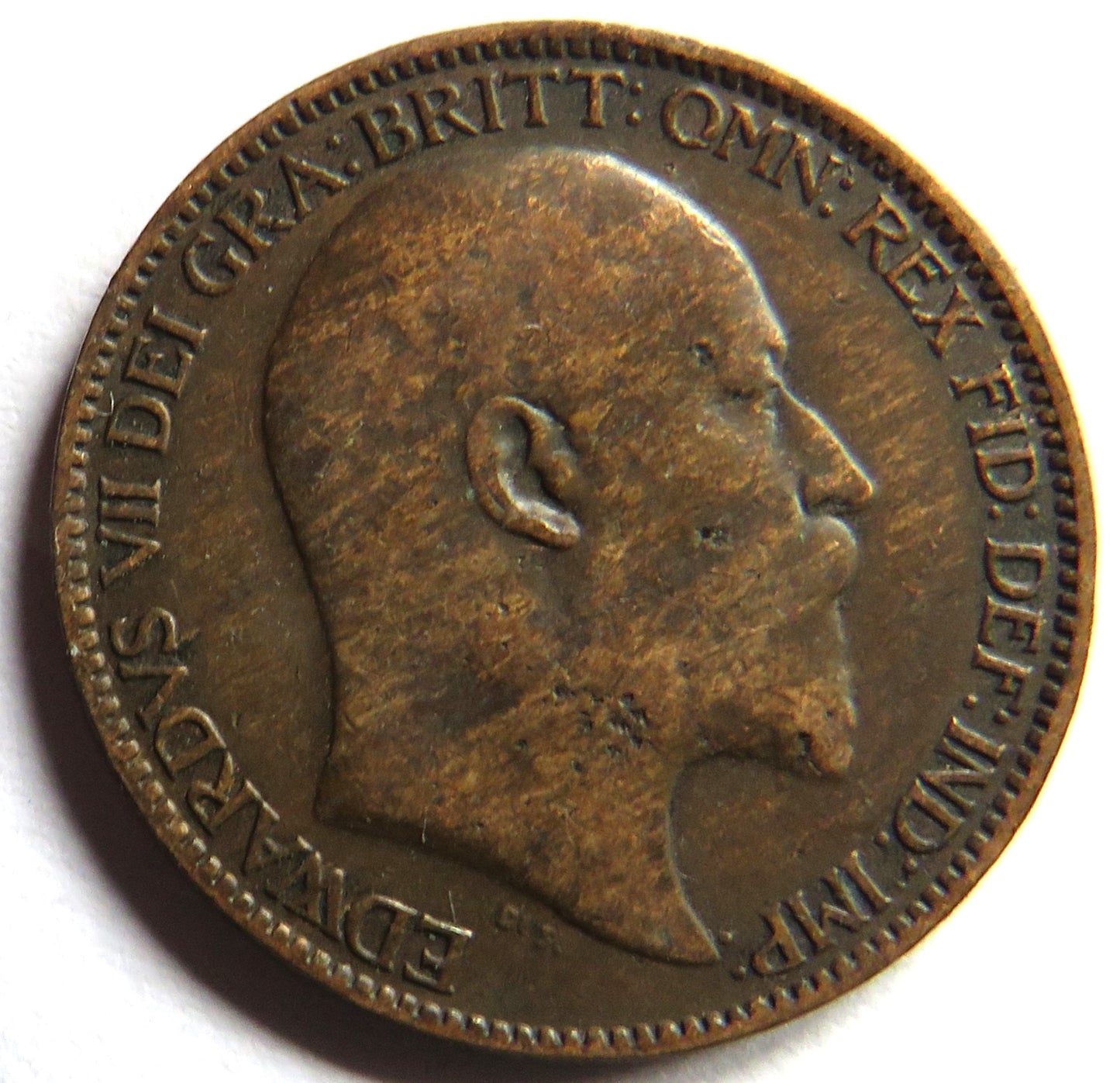 1908 King Edward VII Farthing Coin - Great Britain