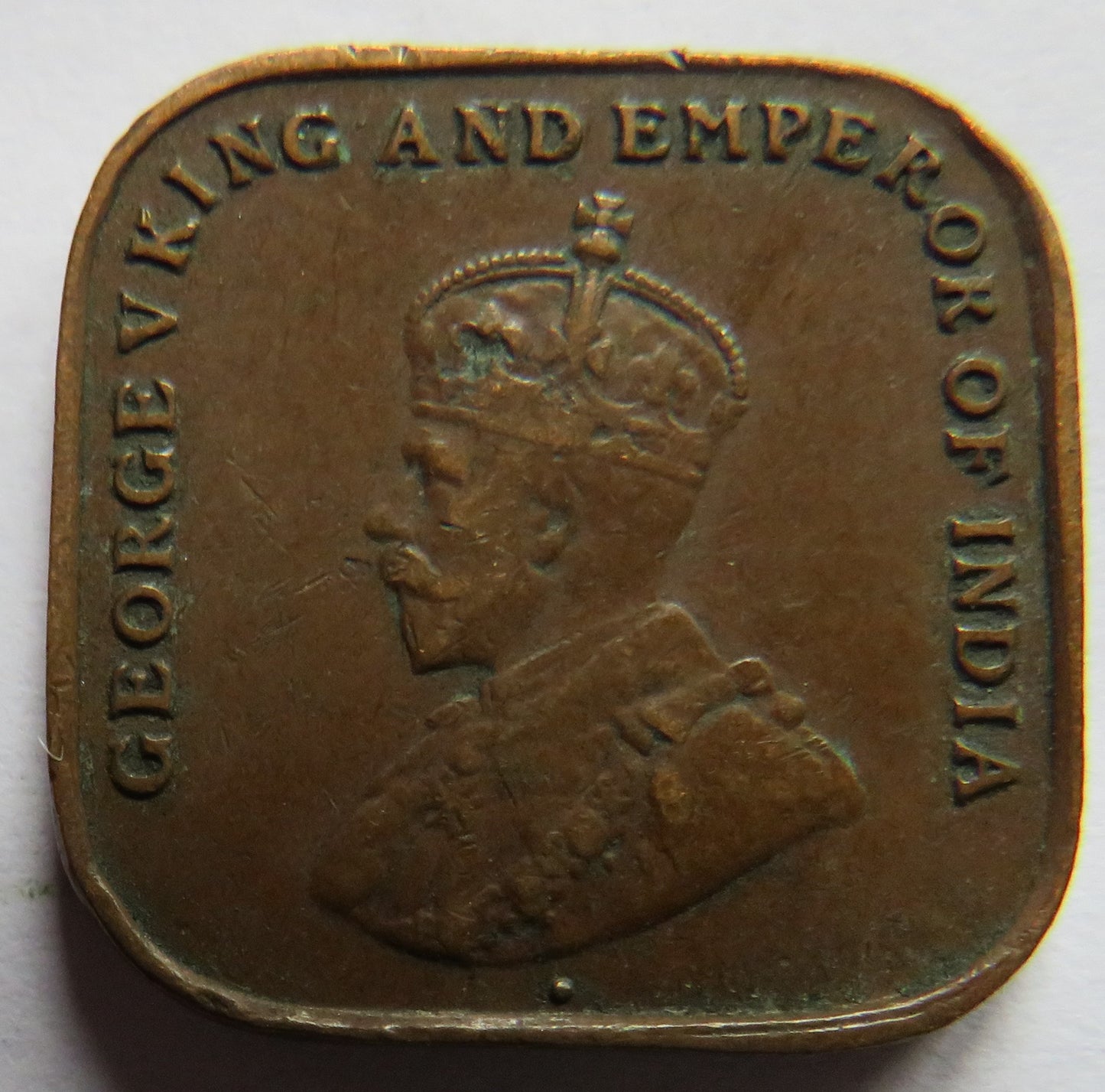 1920 King George V Straits Settlements One Cent Coin
