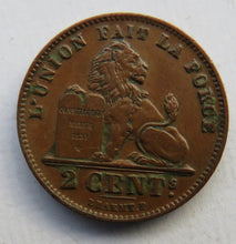 Load image into Gallery viewer, 1905 Belgium 2 Centimes Coin
