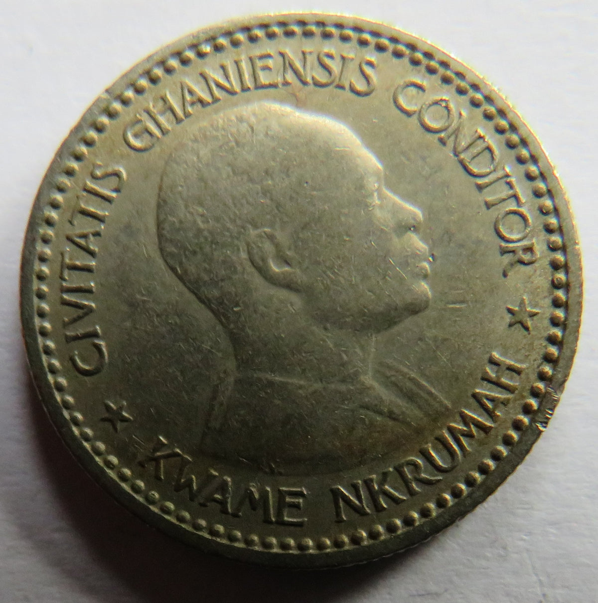 1958 Ghana Six Pence Coin image 3