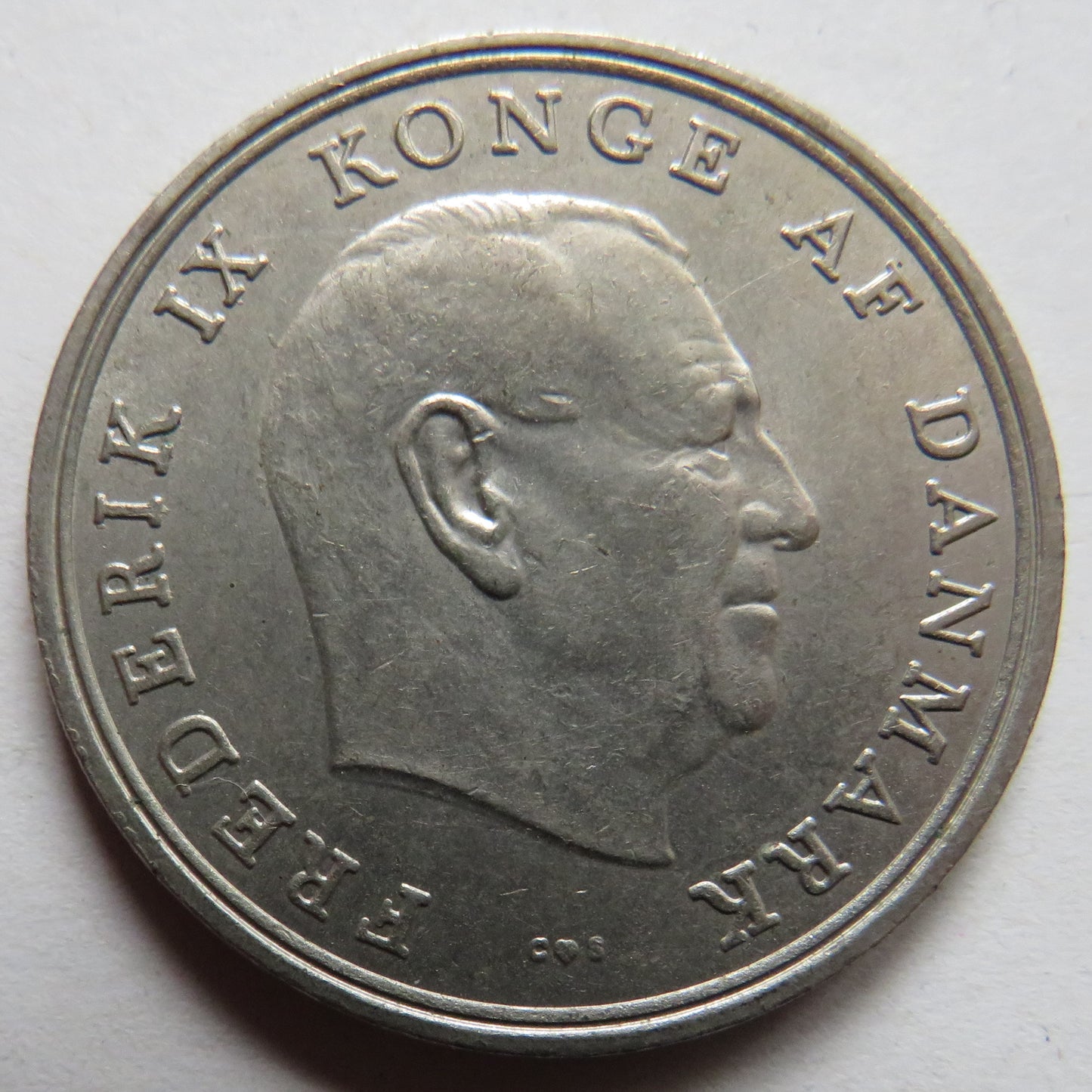 1971 Denmark 5 Kroner Coin