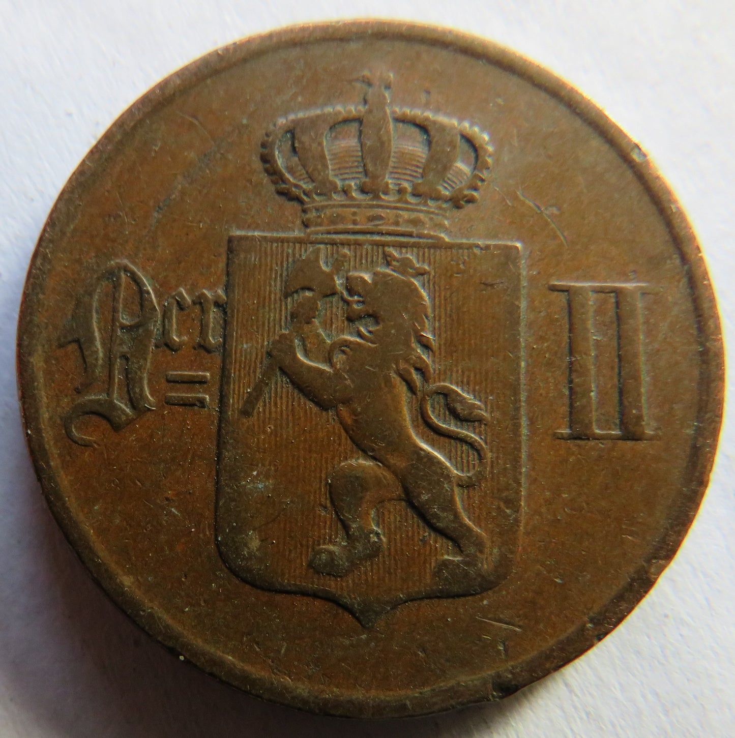 1899 Norway 5 Ore Coin