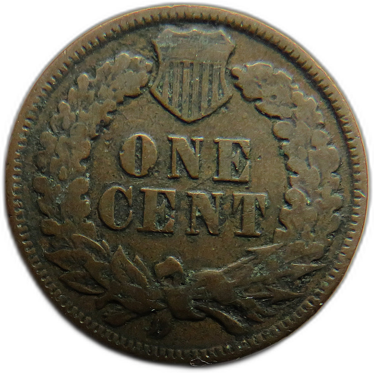 1891 USA Indian Head One Cent Coin