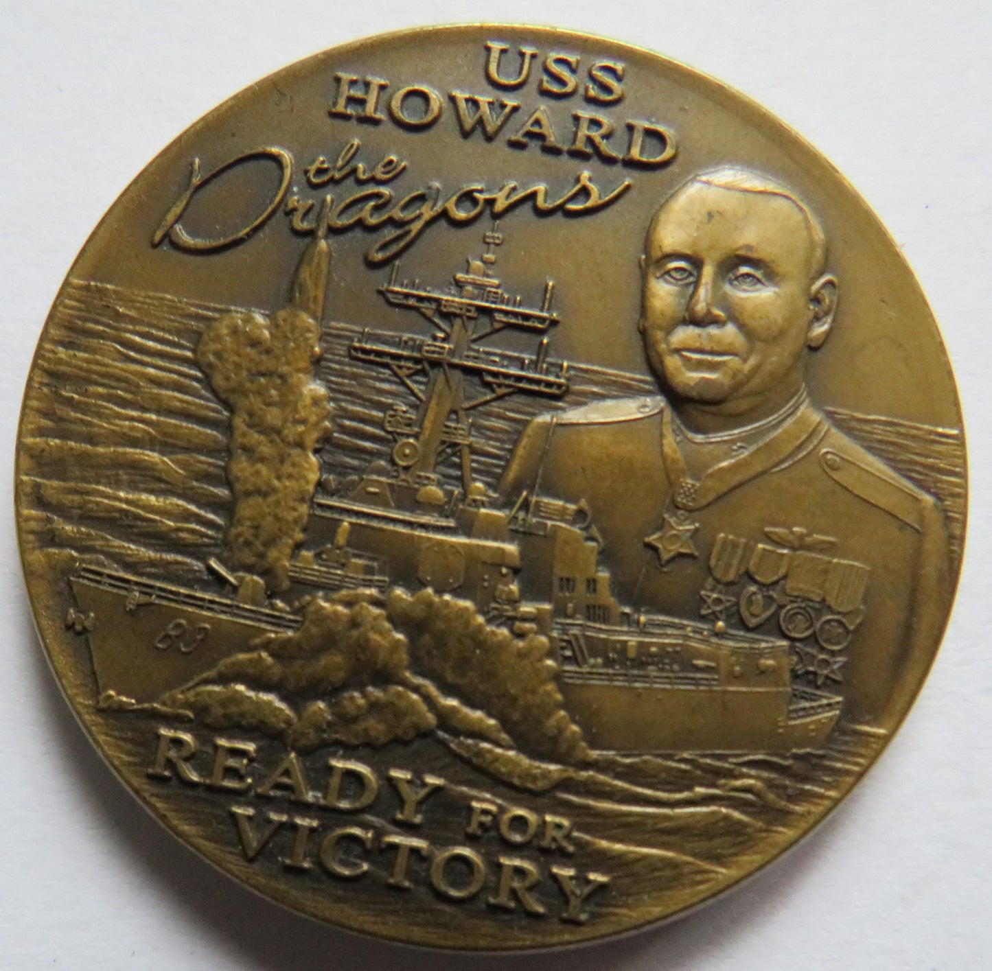 USS Howard The Dragons Ready For Victory Commemorative Medal