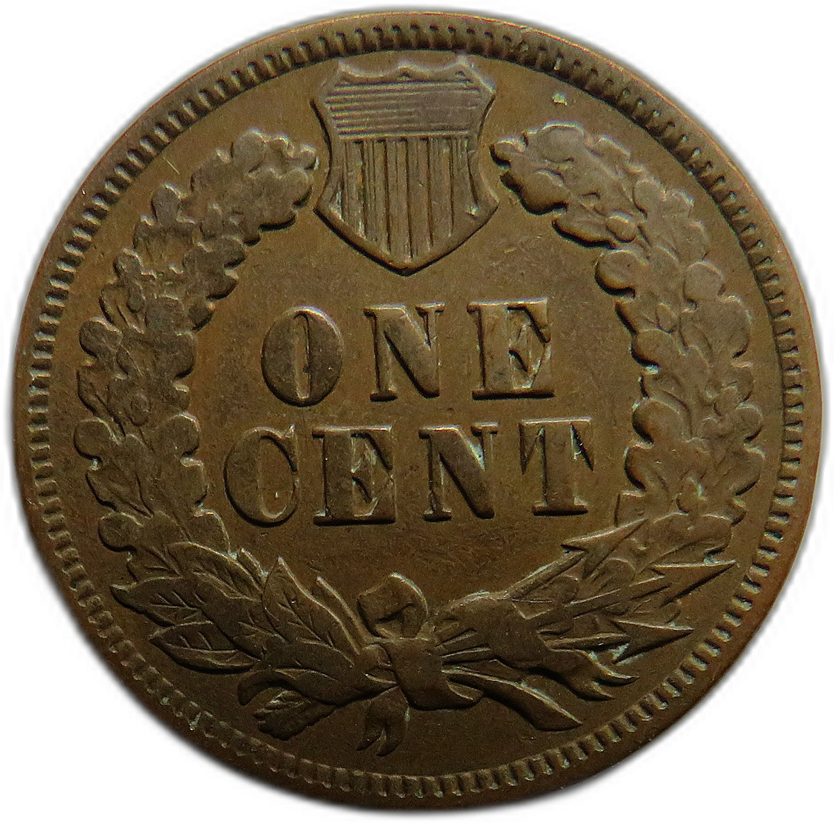 1907 USA Indian Head One Cent Coin