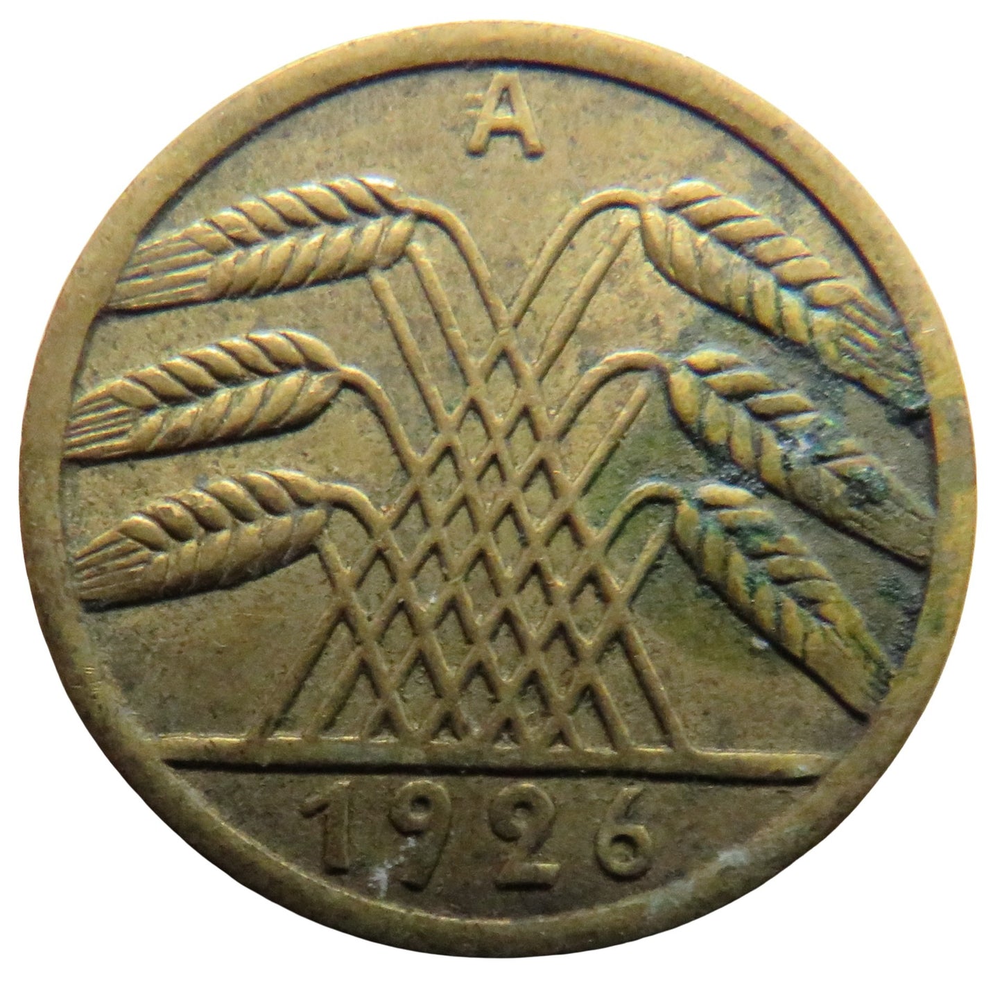 1926-A Germany - Weimar Republic 5 Reichspfennig Coin