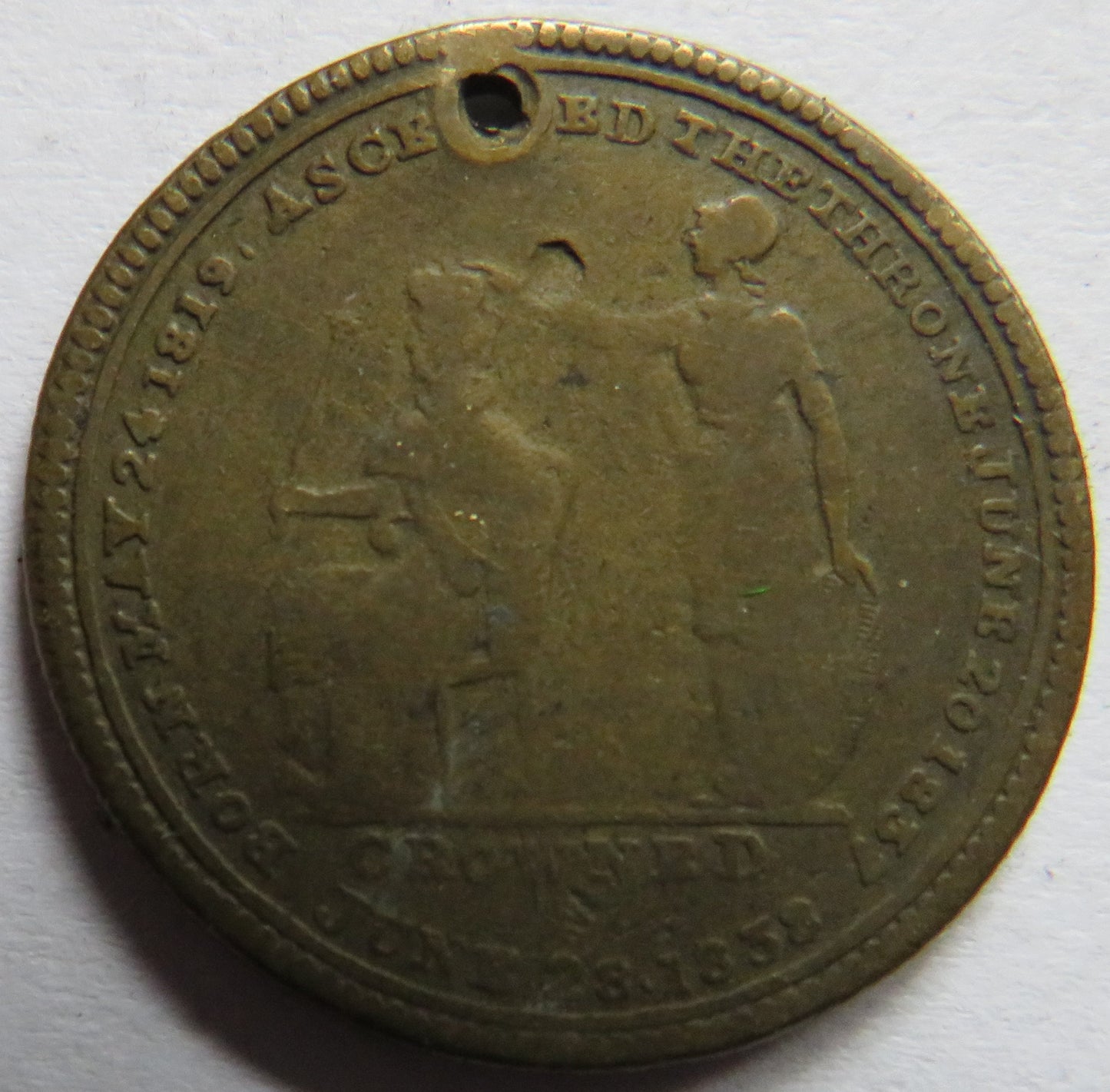 Victoria Queen of Great Britain Commemorative Medallion