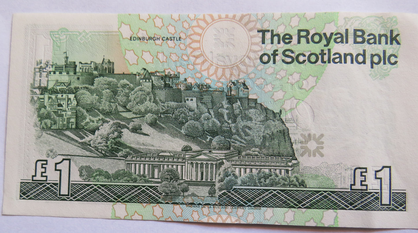 1992 The Royal Bank of Scotland £1 Banknote