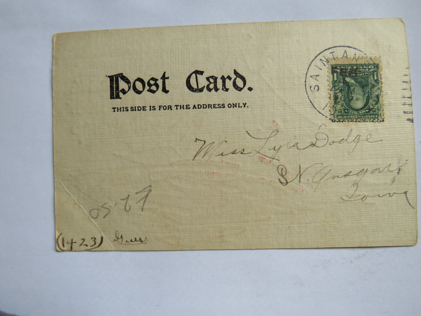 Vintage Comical Postcard "We Are All Anxious To Sail With Love"