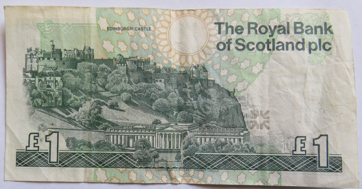 1996 The Royal Bank of Scotland £1 Banknote