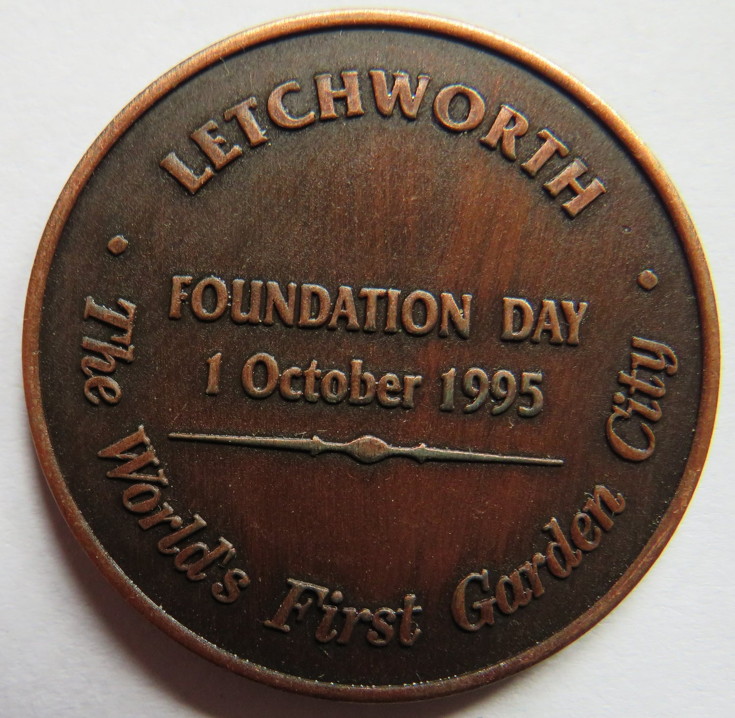 Letchworth Garden City Heritage Foundation 1995 Token