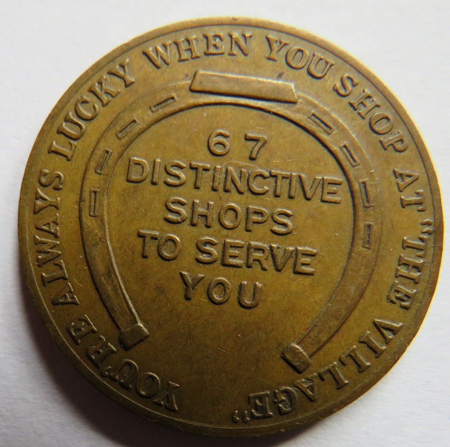 1955 Town & Country Village Los Angeles, California Medal / Token