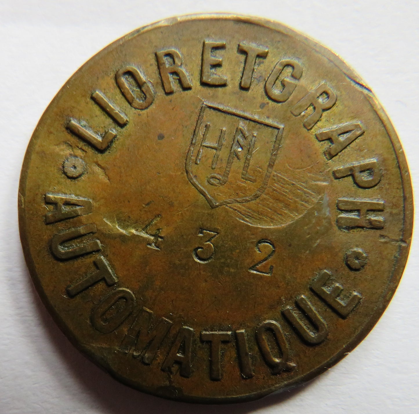 Phonograph A.Lioret Paris / Lioretgraph Automatique Token