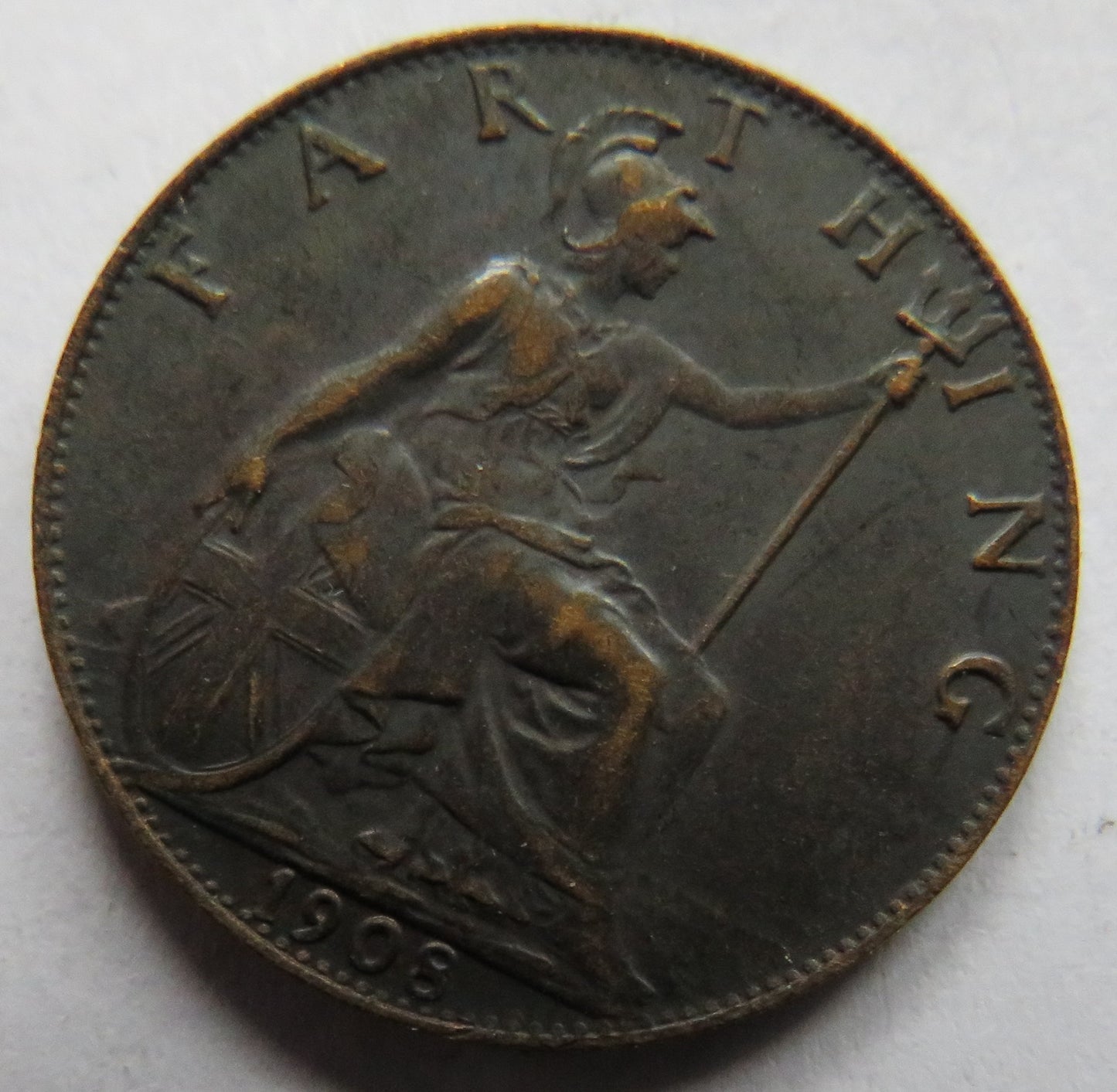 1908 King Edward VII Farthing Coin In Higher Grade - Great Britain