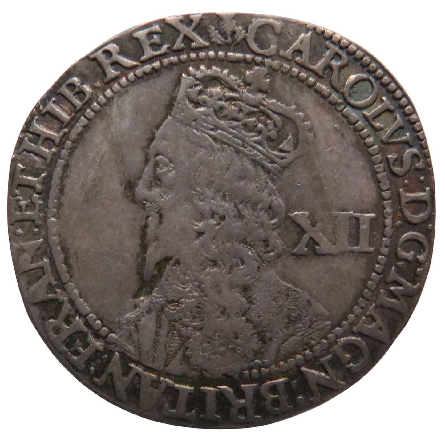 1625-1649 King Charles I Scotland 12 Shillings Coin Falconers Issue
