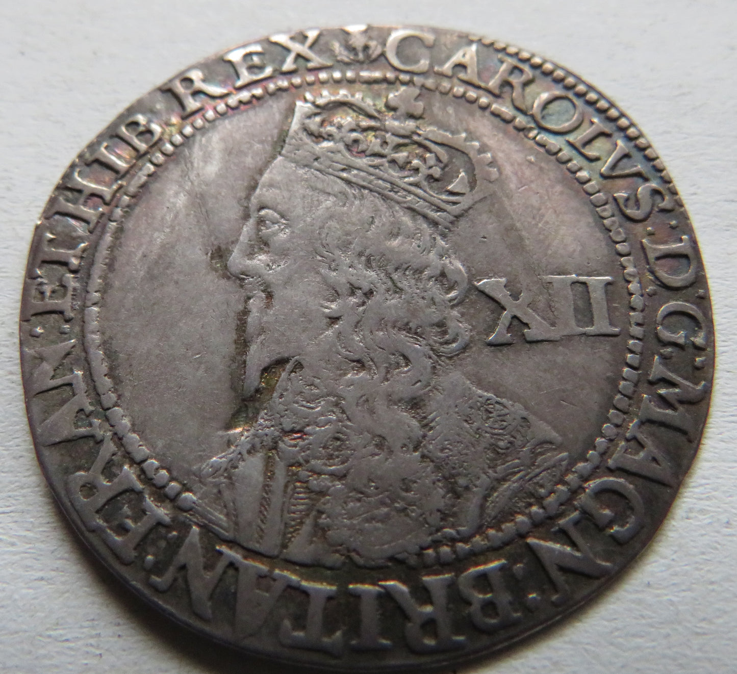 1625-1649 King Charles I Scotland 12 Shillings Coin Falconers Issue