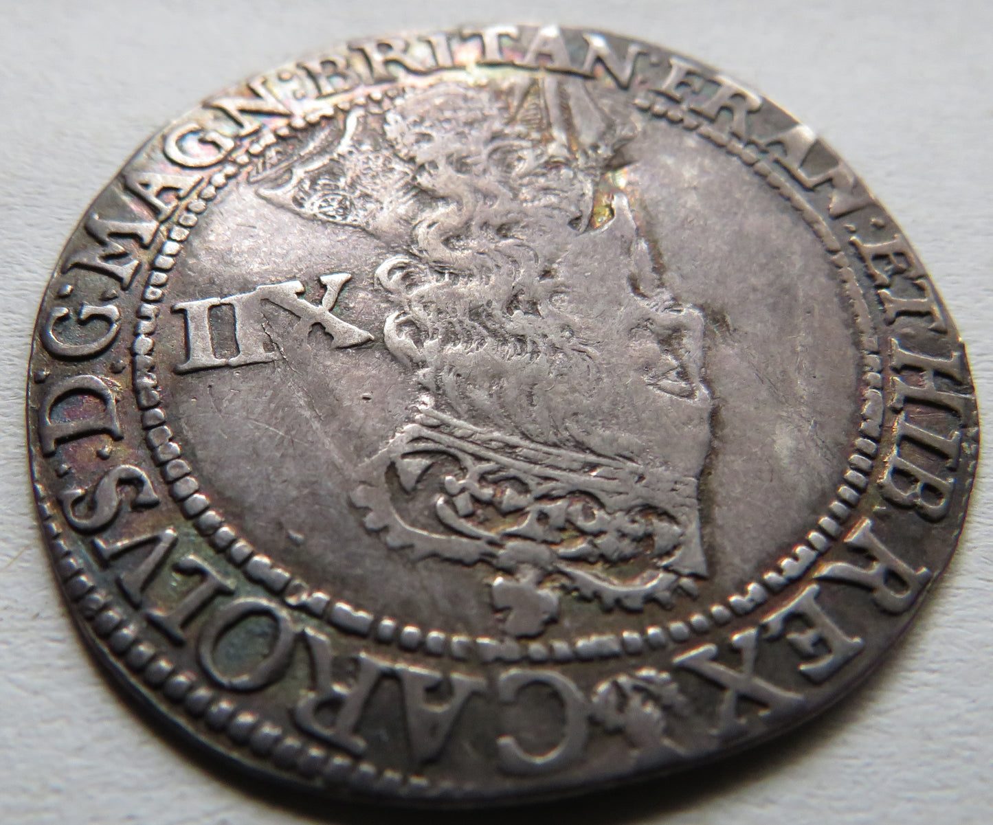 1625-1649 King Charles I Scotland 12 Shillings Coin Falconers Issue