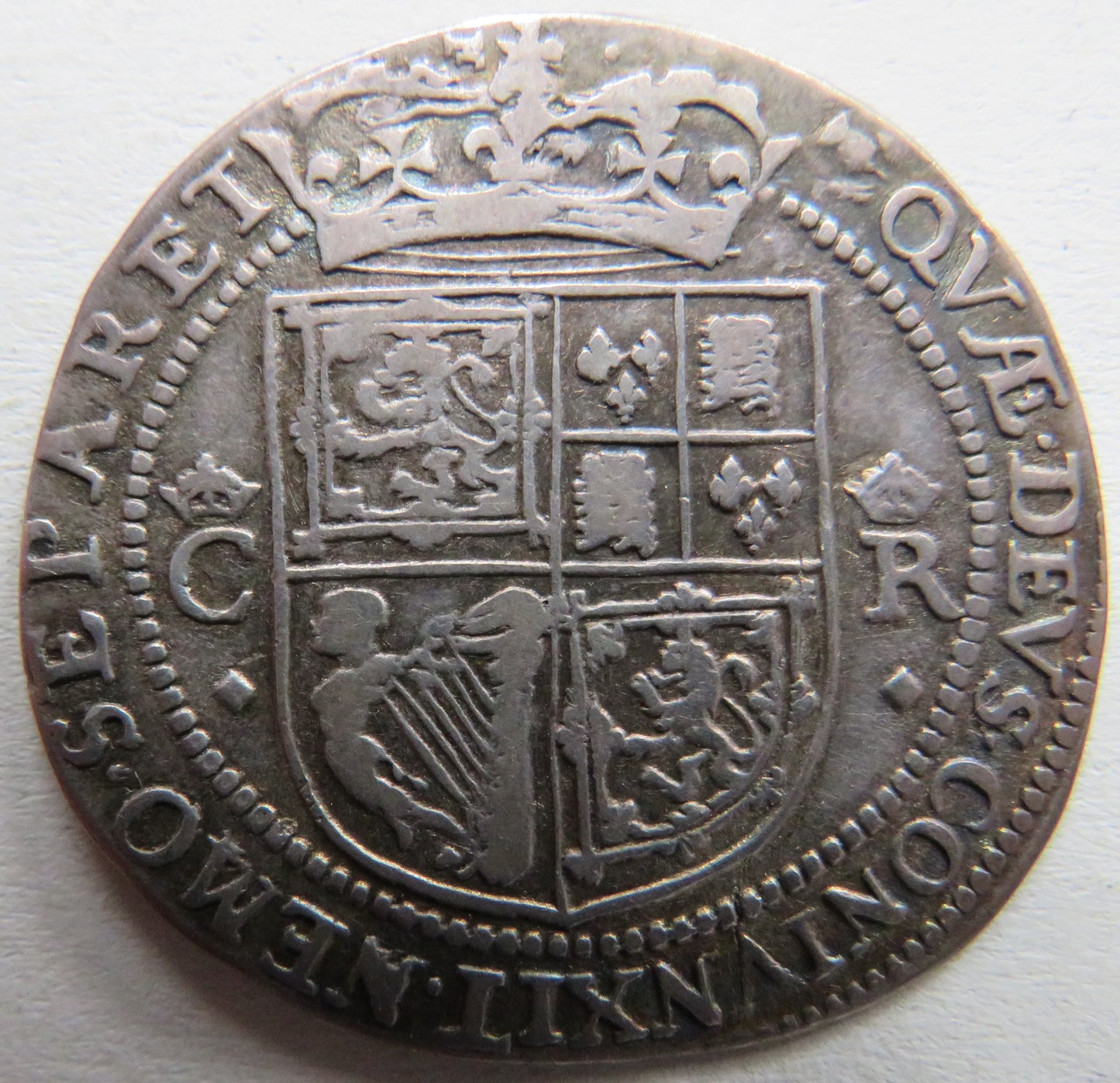 1625-1649 King Charles I Scotland 12 Shillings Coin Falconers Issue