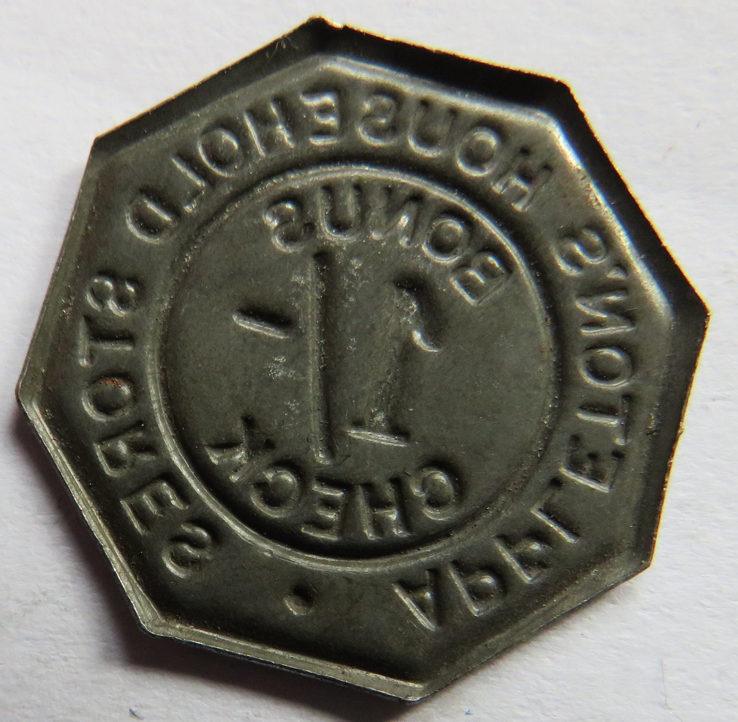 Appleton's Household Stores 1/- Token / Bonus Check