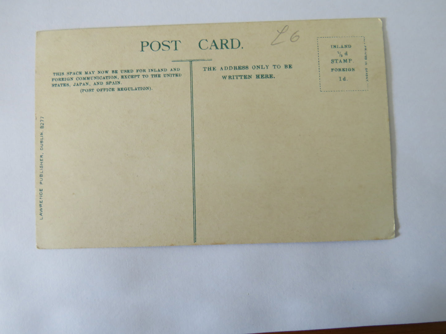 Vintage Postcard of The Coal of the Country. Black Turf! Black Turf! Twelve Sods a Penny
