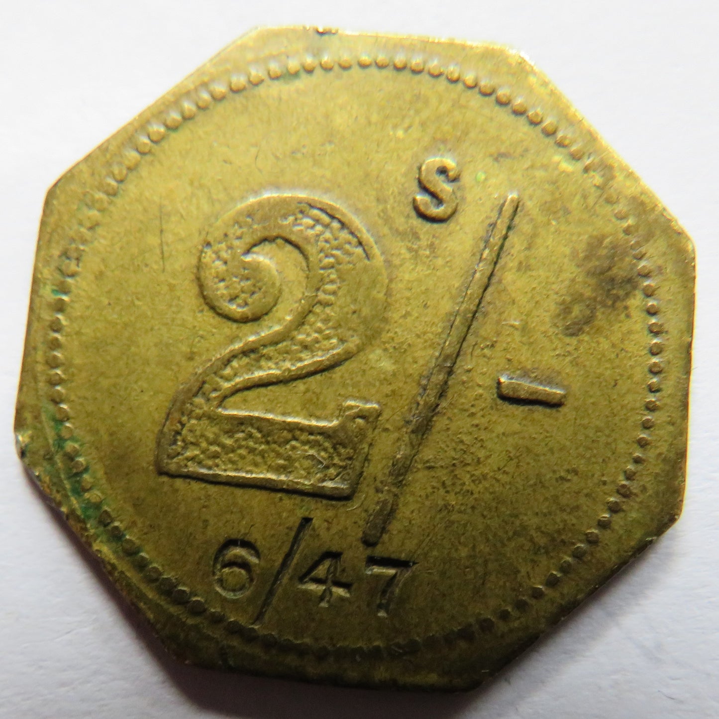 Francis Nicholls Ltd Birmingham 2/- Vintage Token