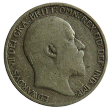 Load image into Gallery viewer, 1910 King Edward VII Silver Sixpence Coin - Great Britain
