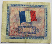 Load image into Gallery viewer, 1944 France 5 Francs Banknote
