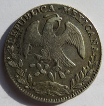 Load image into Gallery viewer, 1863 Mexico Silver 8 Reals Coin
