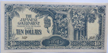 Load image into Gallery viewer, The Japanese Government $10 Ten Dollar Banknote
