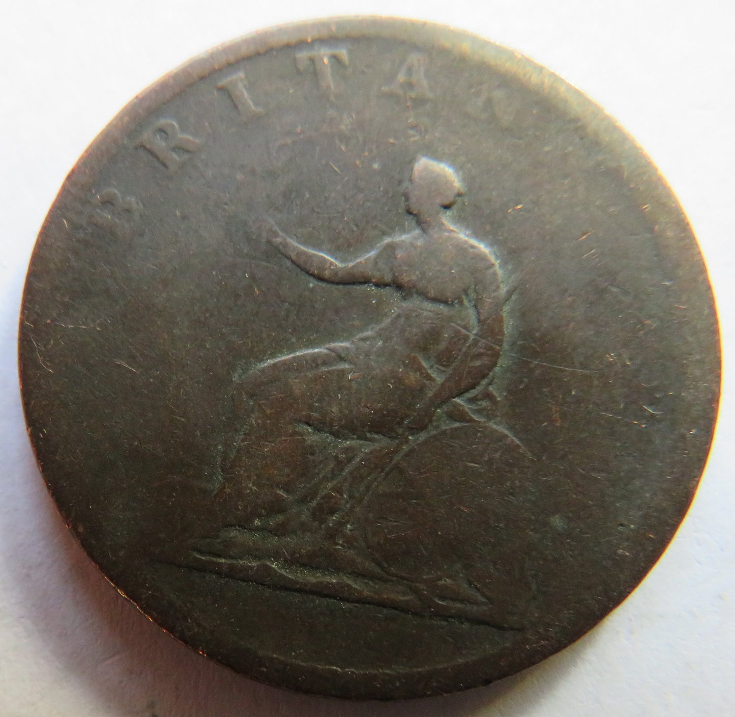 1806 King George III Halfpenny Coin - Great Britain