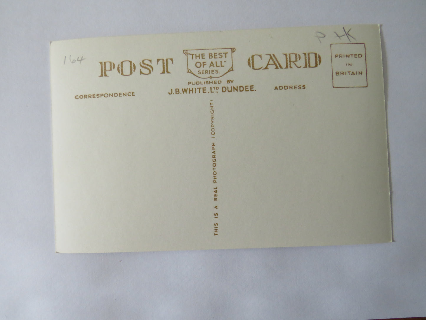Vintage Postcard of View in Glenshee from Below the Spittal Hotel