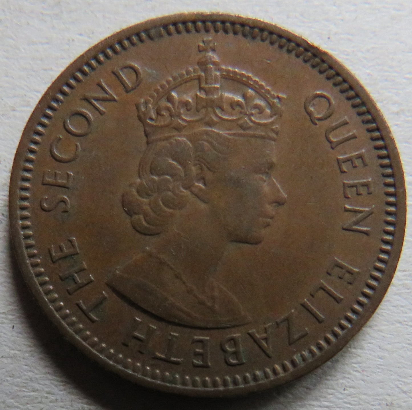 1955 Queen Elizabeth II Cyprus 3 Mils Coin