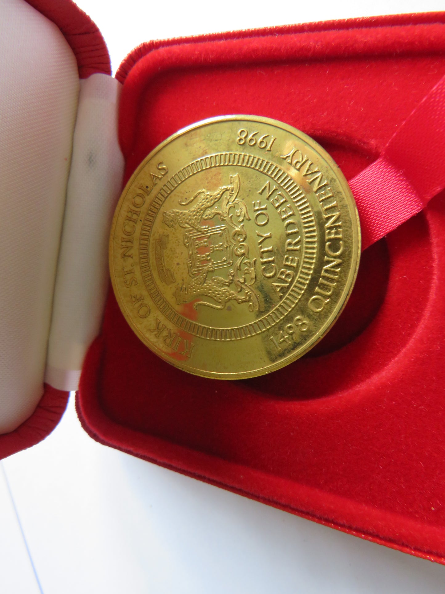 1498-1998 Kirk of St. Nicholas Quincentenary Medal Aberdeen