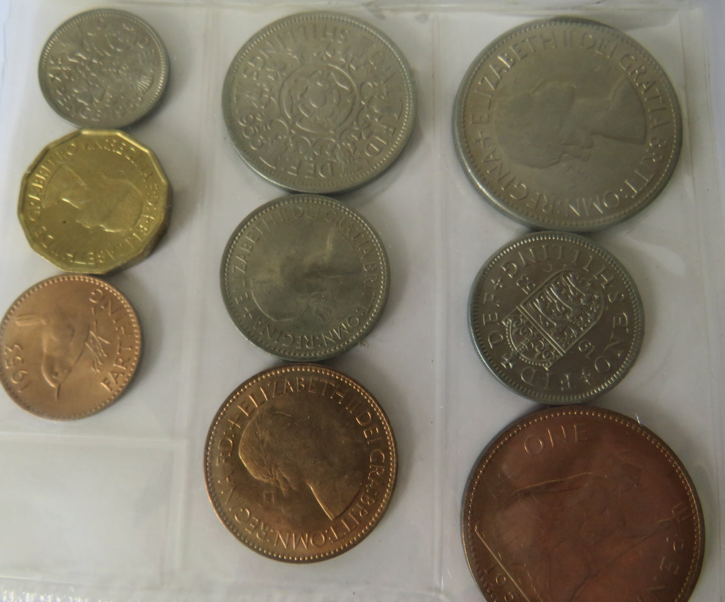 1953 Queen Elizabeth II Uncirculated Coin Set - Great Britain