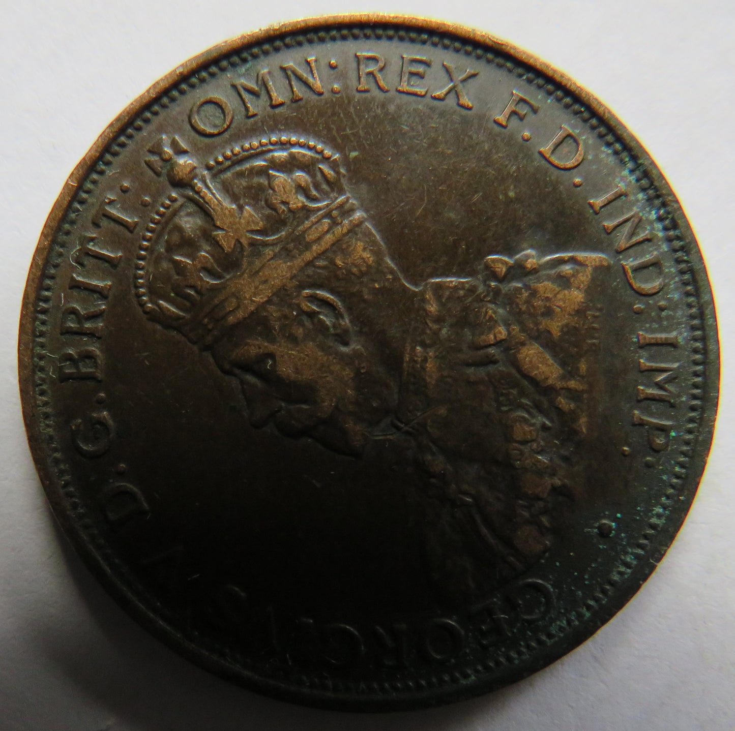 1923 King George V States of Jersey 1/12th of a Shilling Coin