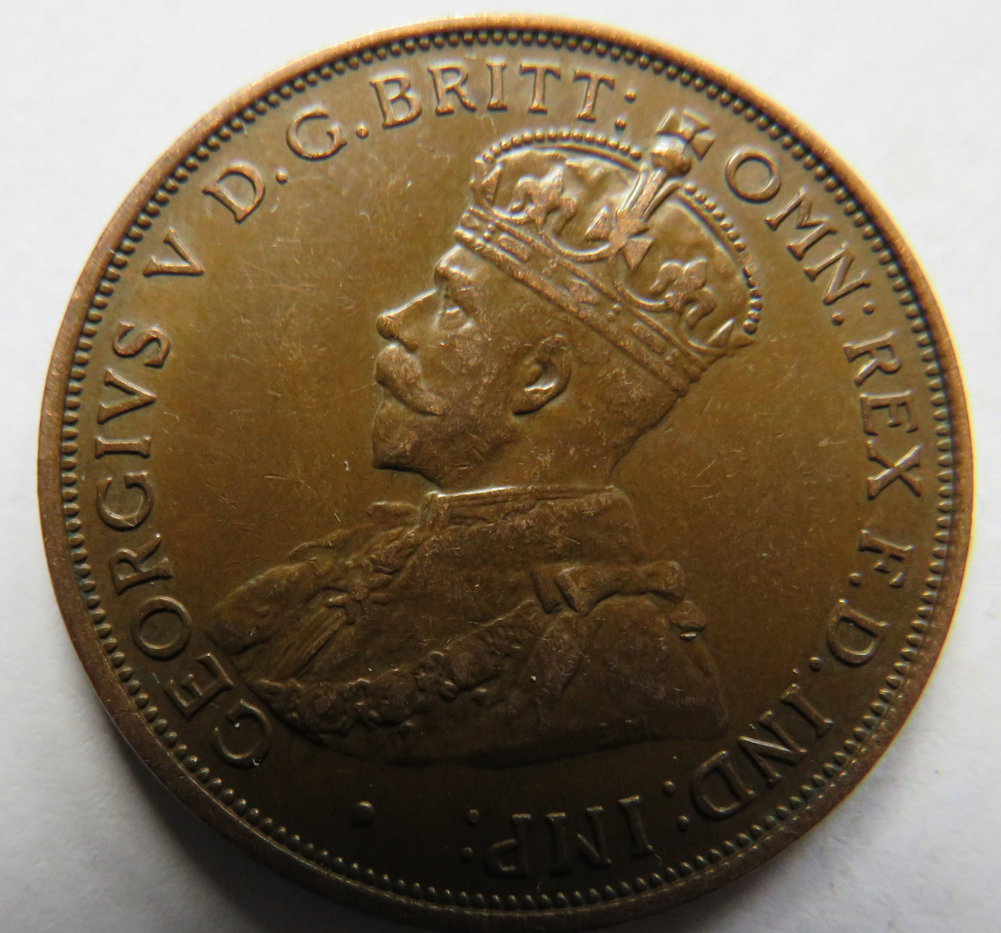 1933 King George V States of Jersey 1/12th of a Shilling Coin