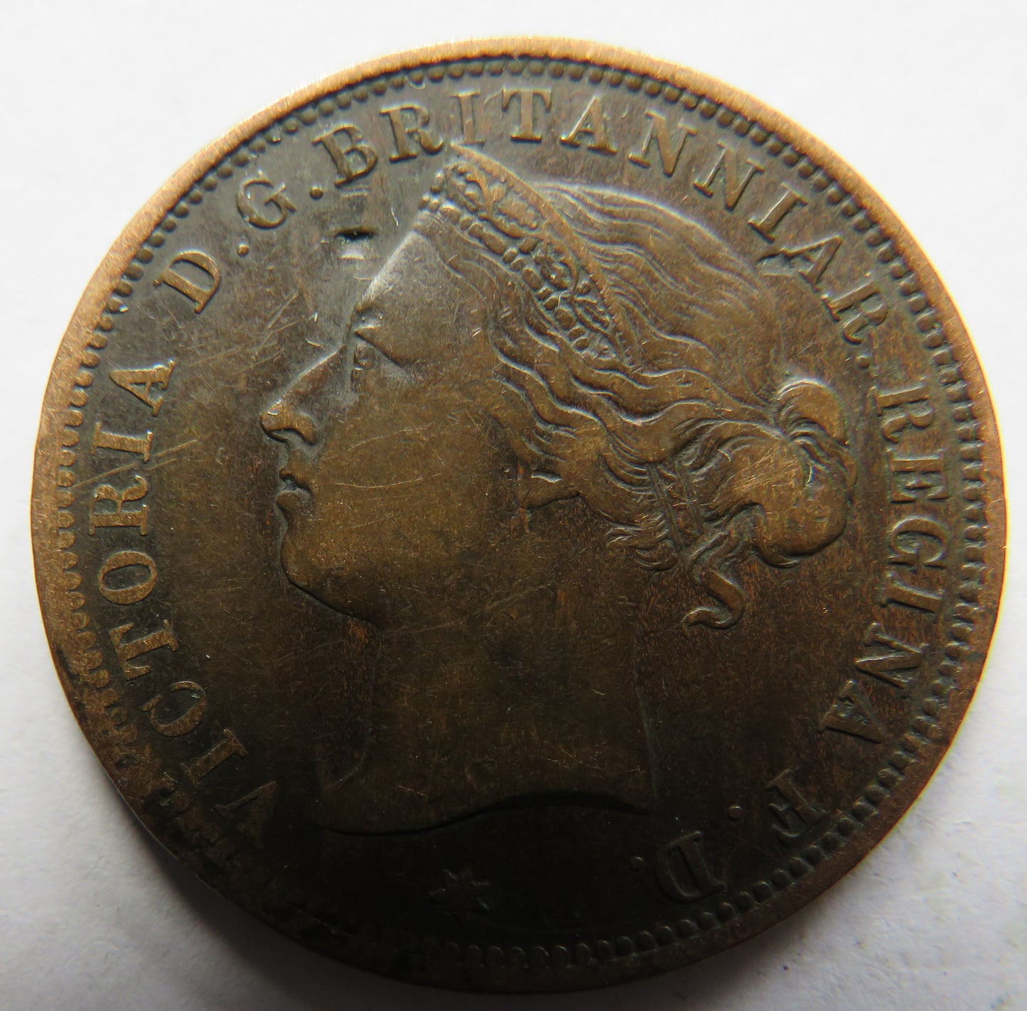 1894 Queen Victoria States of Jersey 1/12th of a Shilling Coin