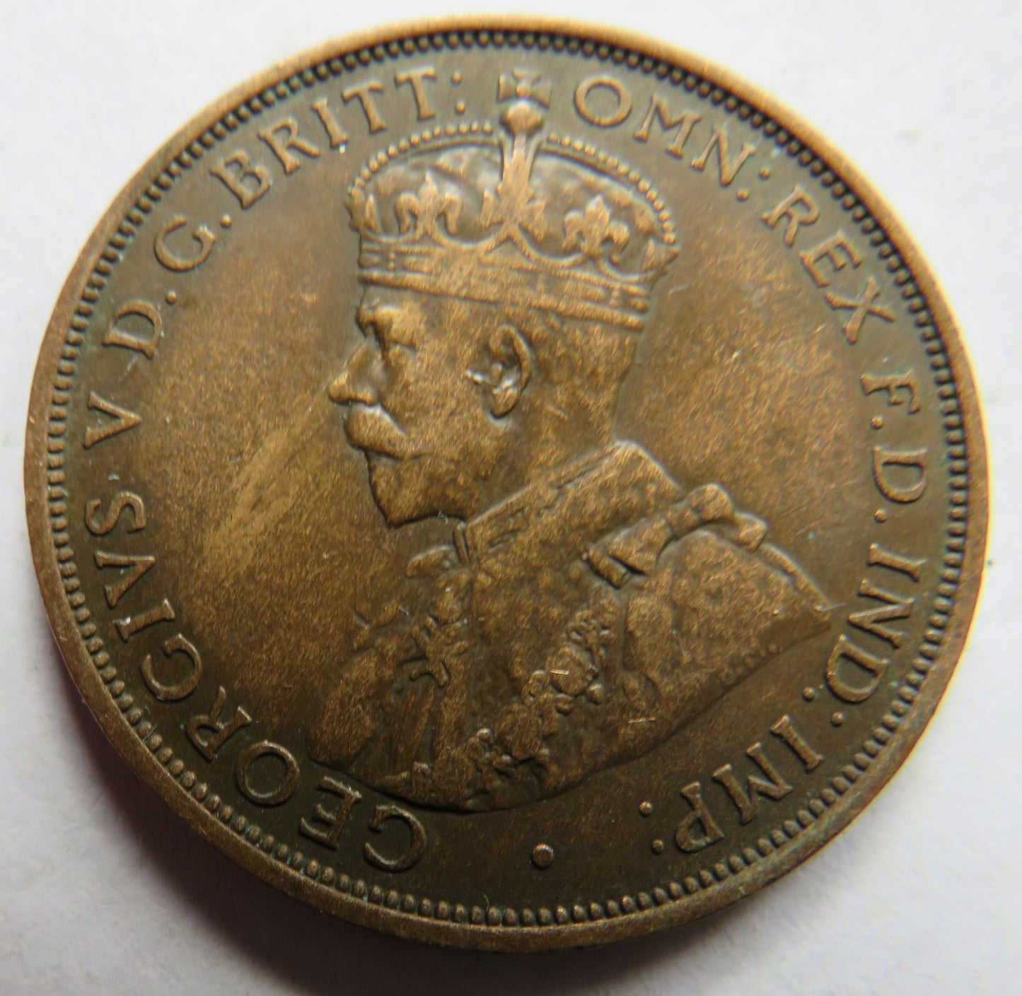 1911 King George V Jersey 1/12th of a Shilling Coin