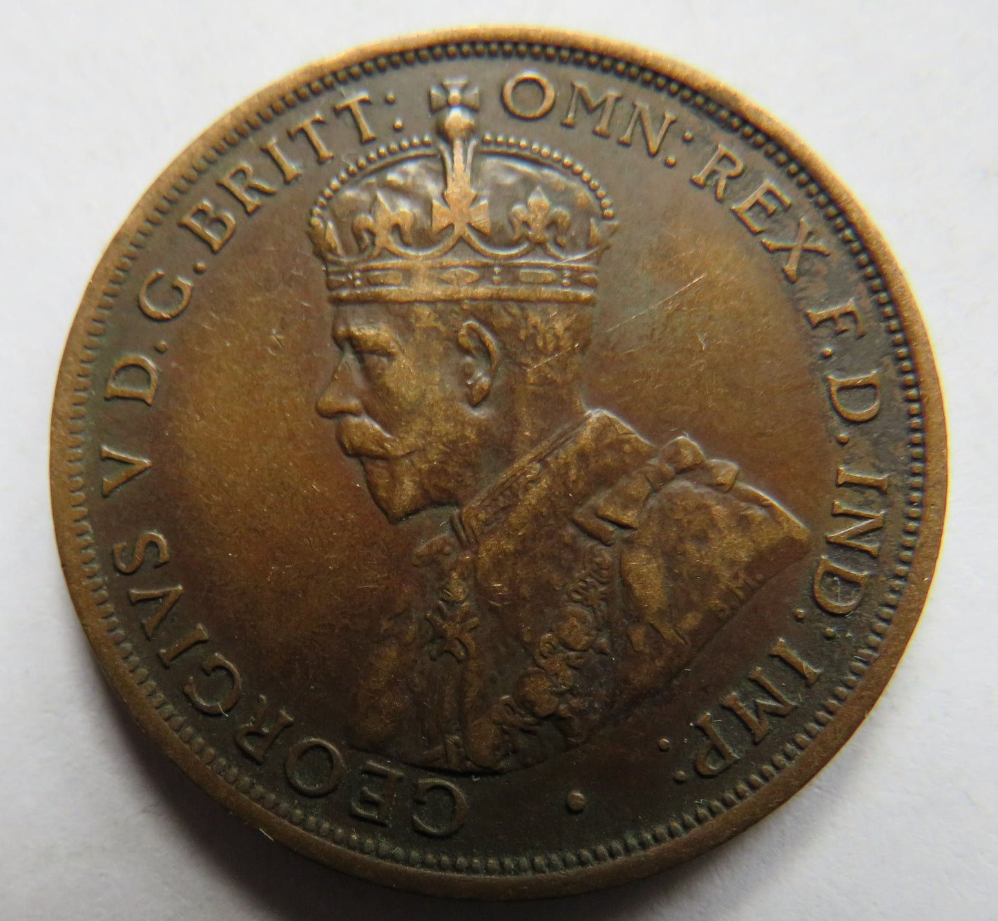 1913 King George V Jersey 1/12th of a Shilling Coin