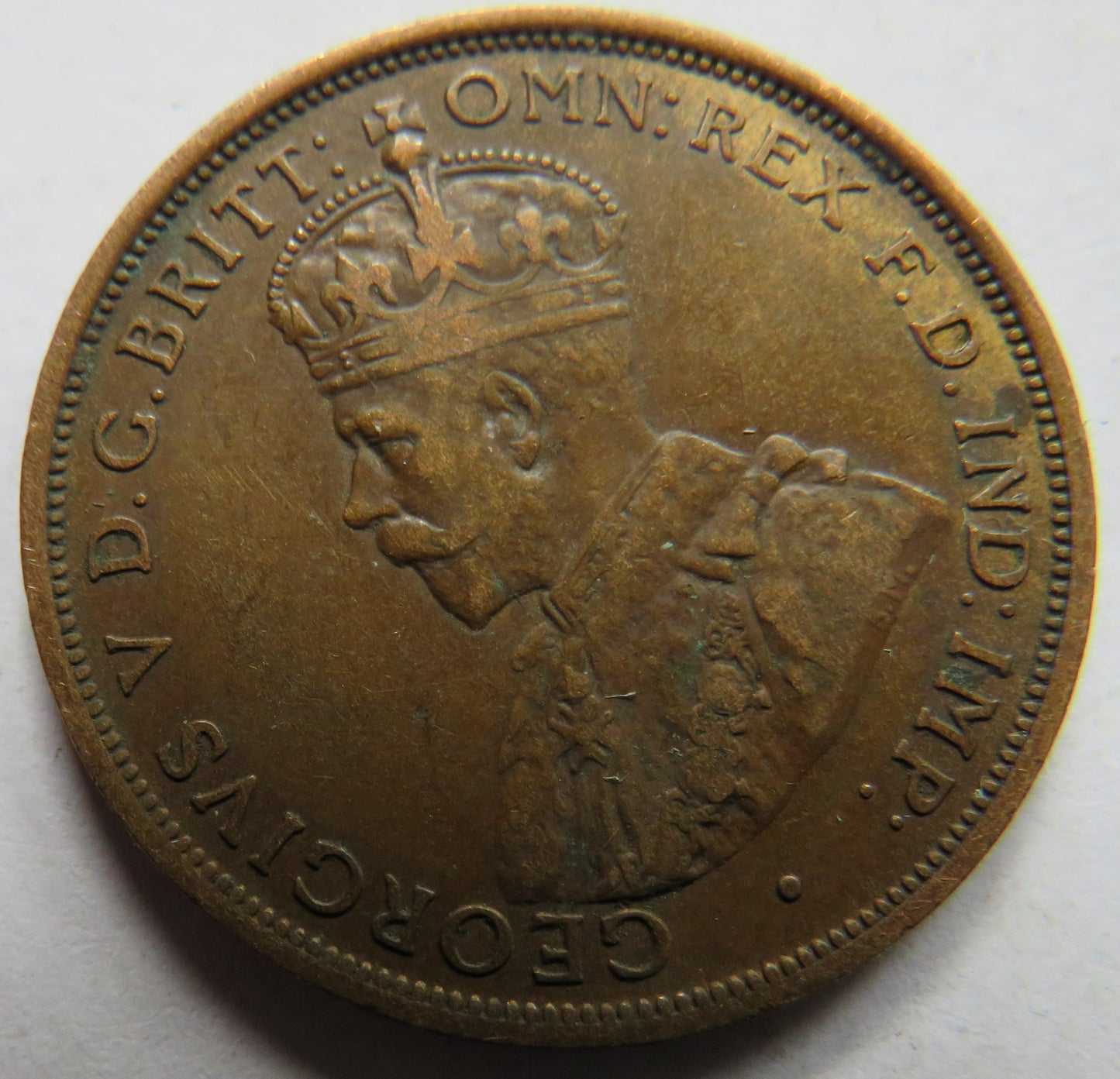 1913 King George V Jersey 1/12th of a Shilling Coin