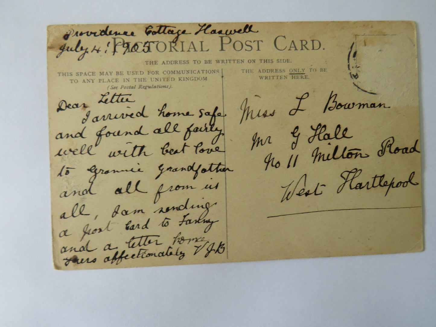 Vintage Postcard of Near Beccles, Suffolk
