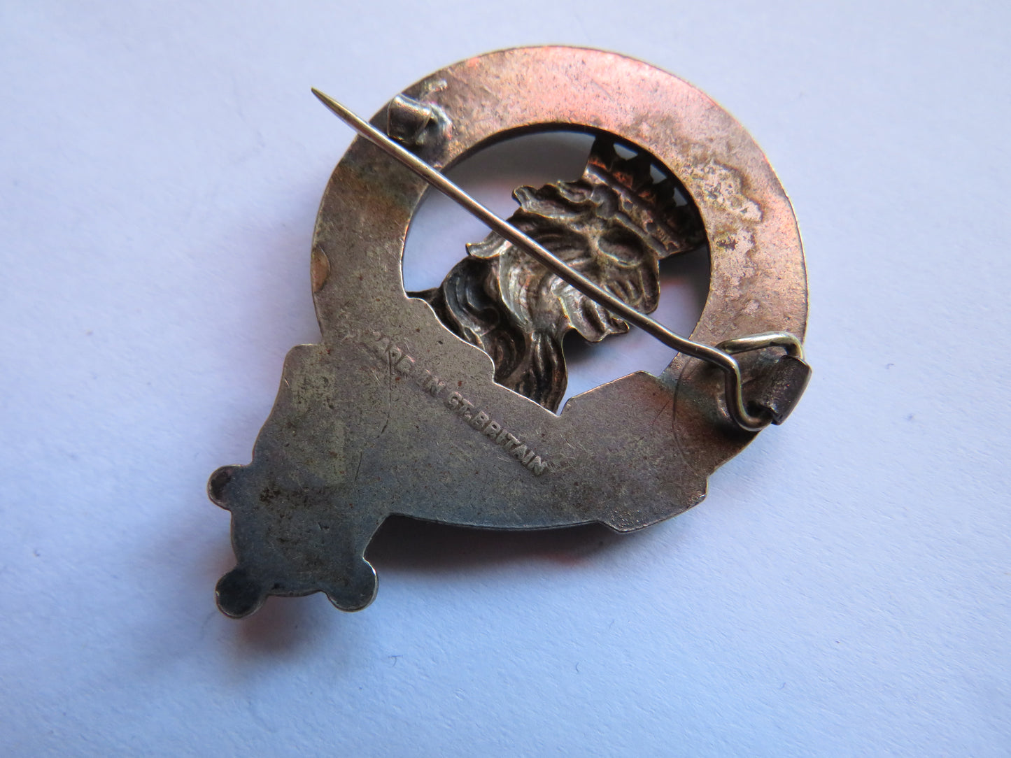 Vintage Badge / Brooch Clan MacGregor S Rioghal Mo Dhream