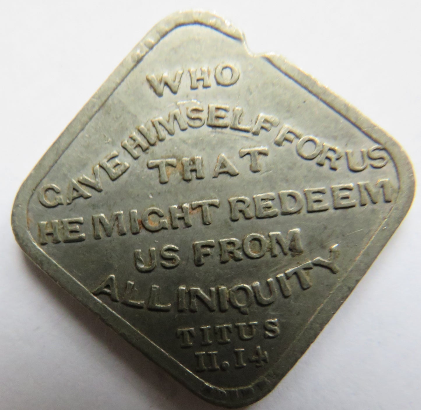 Token of Admission To The Lords Table Alyth - Perthshire