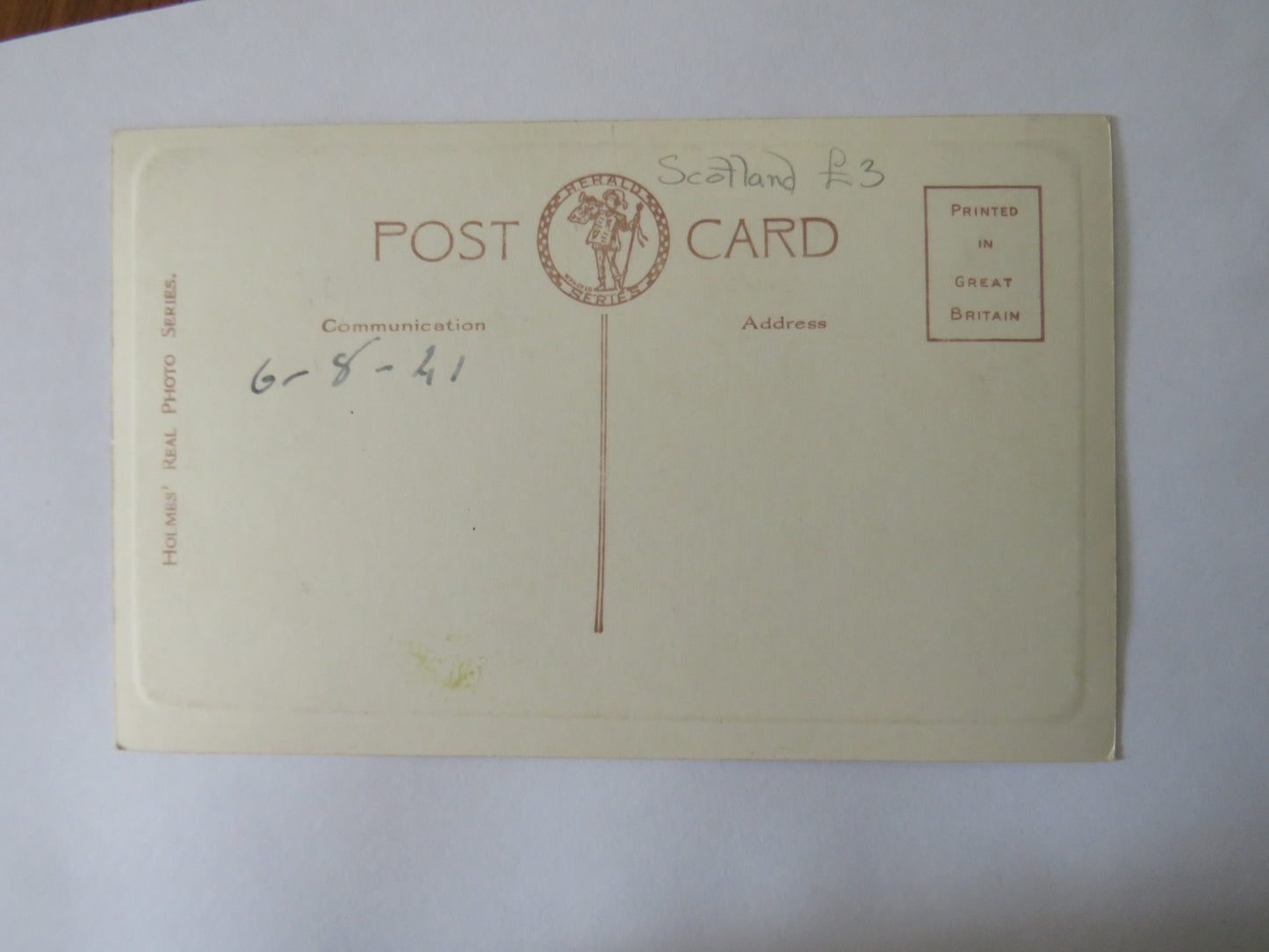 Vintage Postcard of Luss Village, Loch Lomond