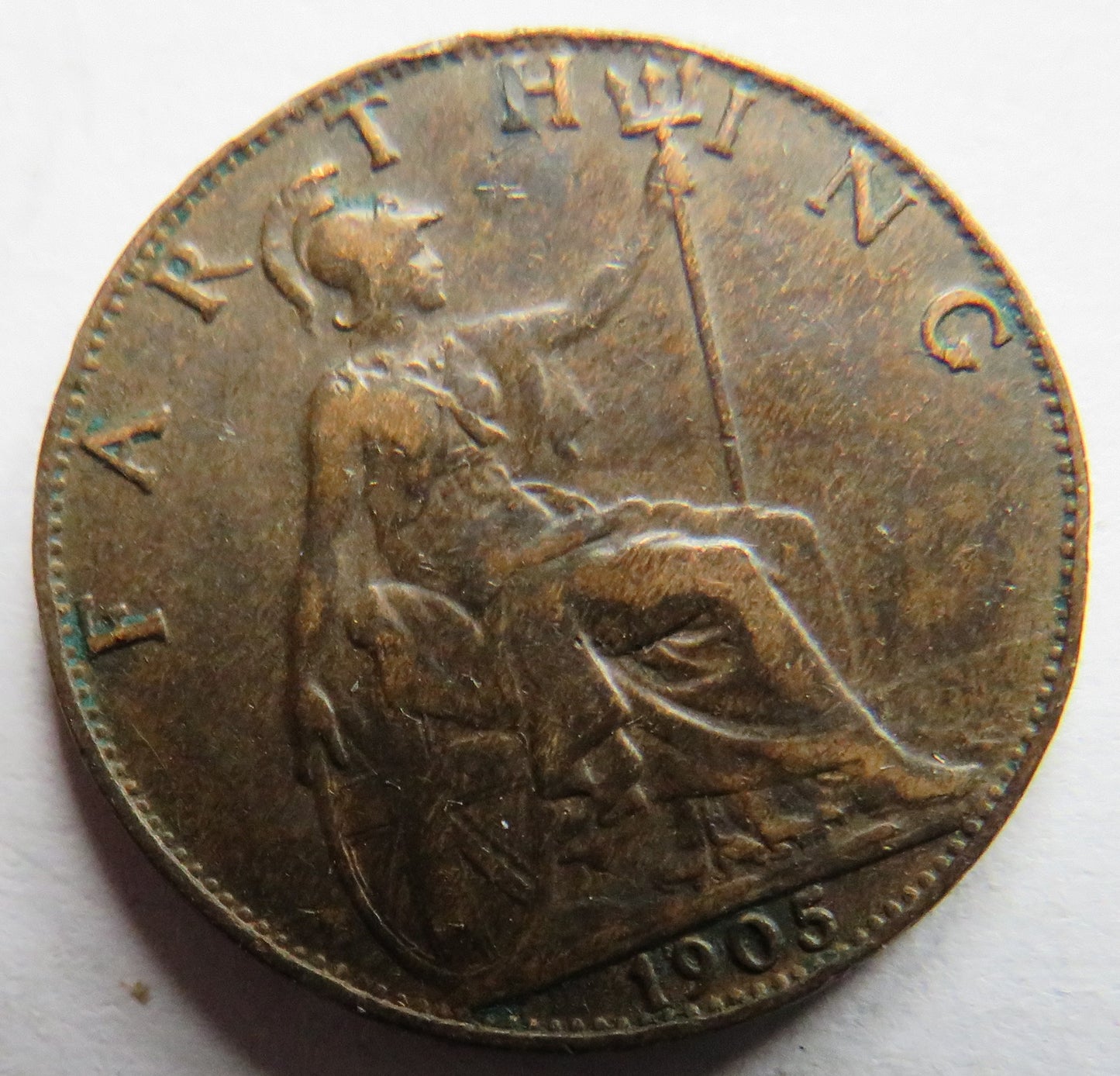 1905 King Edward VII Farthing Coin - Great Britain